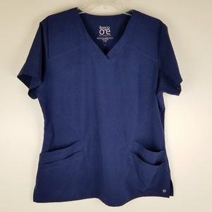 Barco Indigo scrubs top size large